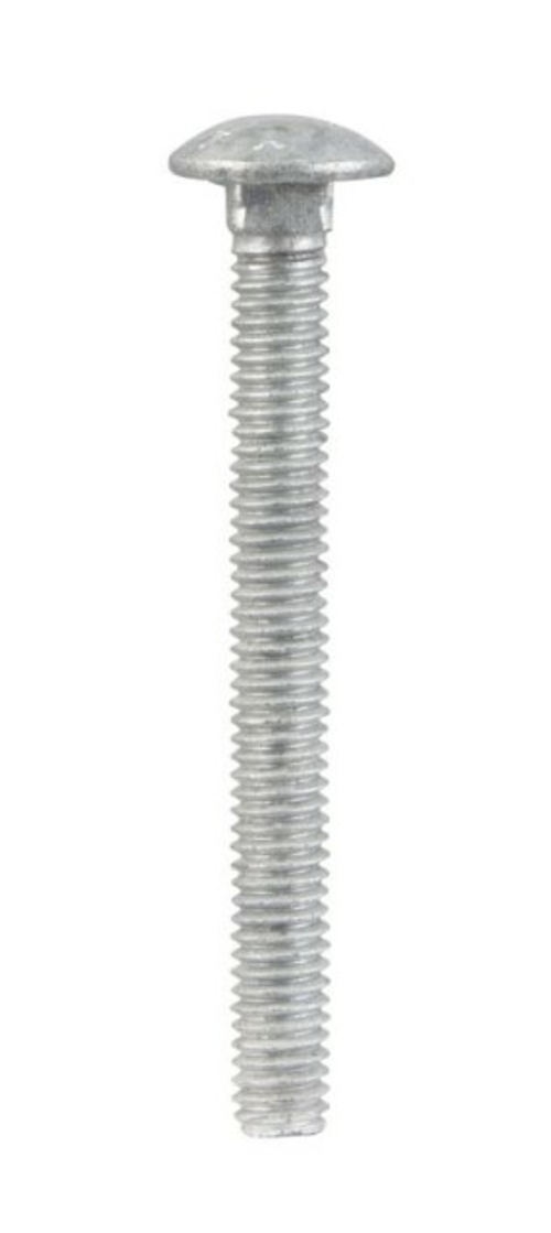 Hillman 812551 0.312 x 3 in. Hot Dipped Galvanized Carriage Screw Bolt