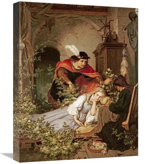 Global Gallery GCS-268464-22-142 22 in. Sleeping Beauty Art Print - Ro