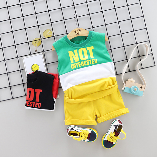 newborn baby boy clothes summer 2019 Stripe Letter