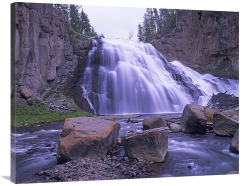 Global Gallery GCS-396764-3040-142 30 x 40 in. Gibbon Falls Cascading 