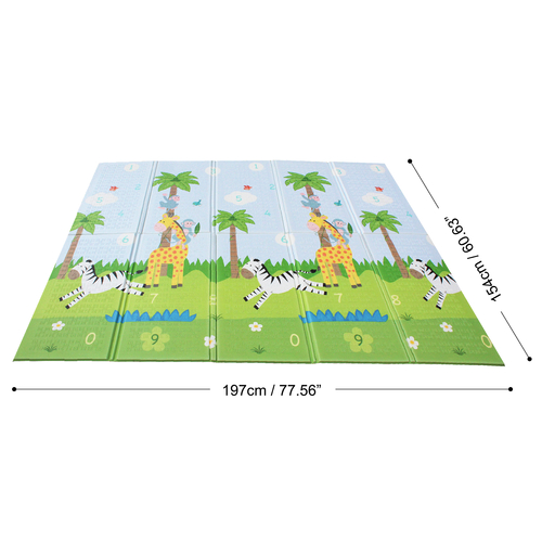 Fantasy Fields Safari XL Baby Reversible Play Mat