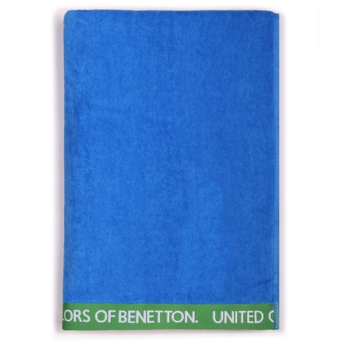 Beach Towel Benetton Rainbow Blue (160 x 90 cm)