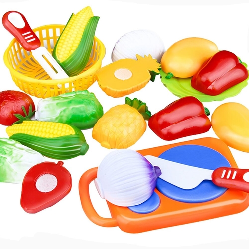 New 12PC Cutting Fruit Vegetable Pretend Play