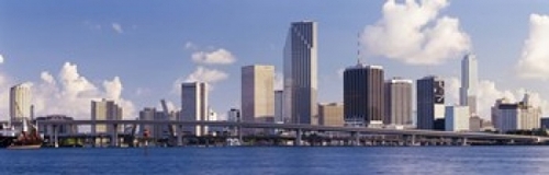 Panoramic Images PPI62424L Buildings at the waterfront  Miami  Florida