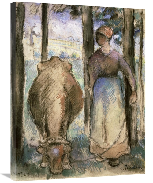 Global Gallery GCS-279435-30-142 30 in. The Cowherd - La Vachere Art P