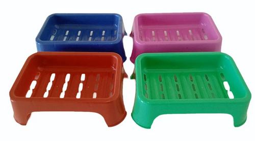 Plastic Soap Case Set of 4