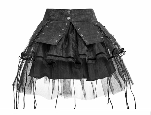 Western Fashion Q284-S 2 Piece Bandage Punk Pettiskirt Spiky Dress&#44