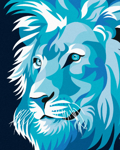 Paint by Numbers - BLUE LION