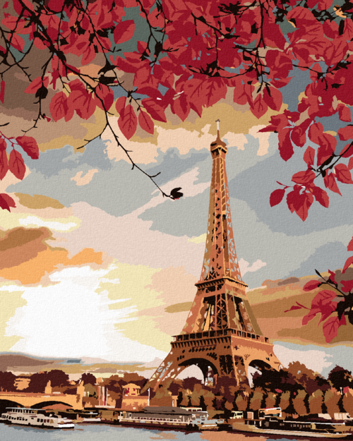 Paint by Numbers - PARIS AND AUTUMN