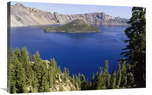 Global Gallery GCS-452888-2436-142 24 x 36 in. Wizard Island in Crater