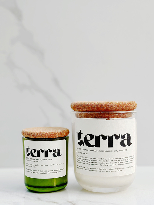 Terra (Mood Boosting Botanical Candle)
