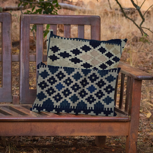 Kilim Zippered Firefly Cushion Cover