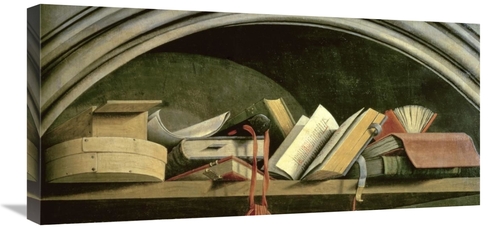 Global Gallery GCS-278437-30-142 30 in. Still Life - Shelf with Books 