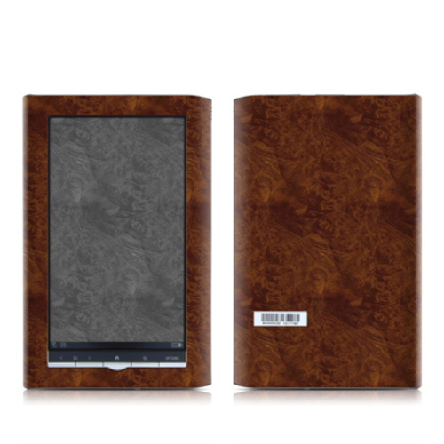 DecalGirl SR95-DKBURL Sony PRS-950 Reader Skin - Dark Burlwood