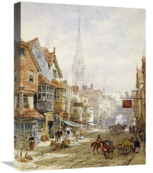 Global Gallery GCS-268448-22-142 22 in. The High Street, Salisbury