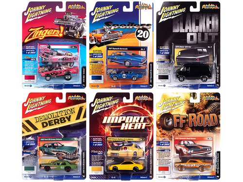 \Street Freaks\" 2020 Set A of 6 Cars Release 2 1/64 Diecast Model