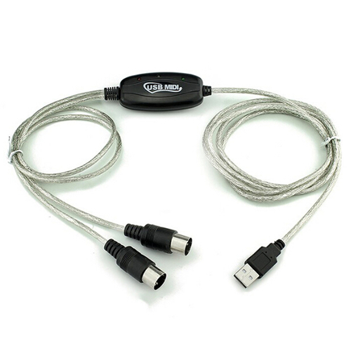 High Quality 1.5m USB IN OUT MIDI Interface Cable