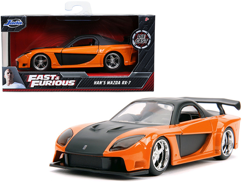 Han\'s Mazda RX-7 RHD (Right Hand Drive) Orange Metallic and Black