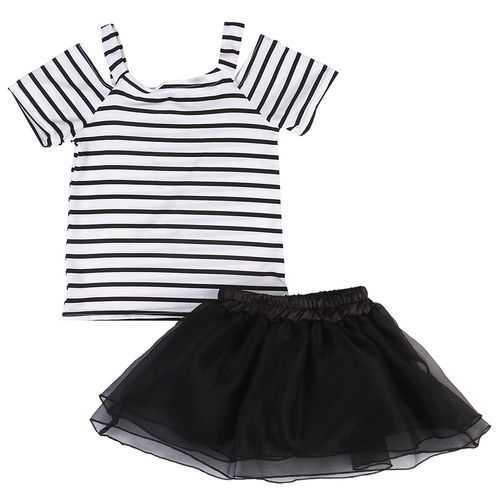 Charming Striped Summer Kids Baby Girls