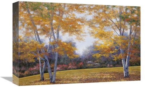 Global Gallery GCS-131377-1218-142 12 x 18 in. Autumn Birch Art Print 