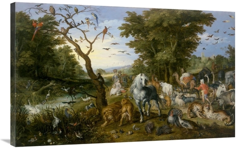 Global Gallery GCS-456173-40-142 40 in. The Entry of the Animals Into 