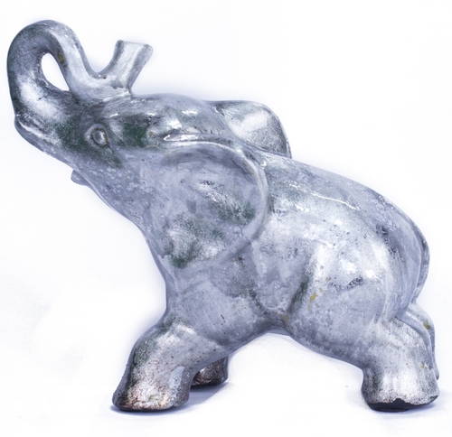 Heather Ann W071352-B85 8 in. India Decorative Ceramic Elephant, S