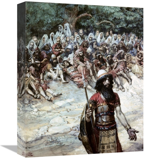 Global Gallery GCS-280314-16-142 16 in. Gideon Asks for Bread From the