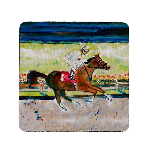 Betsy Drake CT055 Racing Horse Coaster - Set of 4