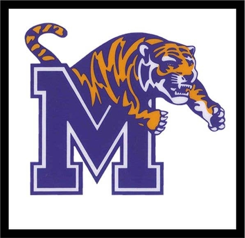 3 Inch Cloth  Patch Memphis Tigers