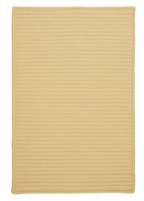 Colonial Mills Rug H833R060X096S Simply Home Solid - Pale Banana 5 ft.