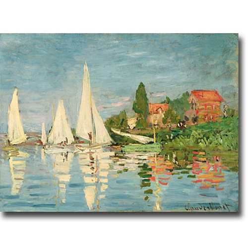 Artistic Home Gallery 1216AM767SAG Regatta At Argenteuil by Claude Mon