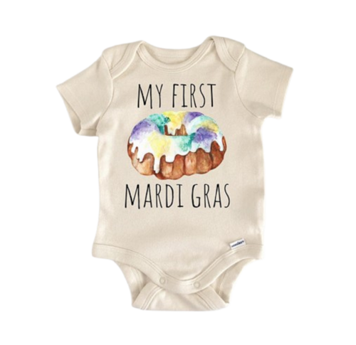 Main Mardi Gras New Orleans King Cake - Baby Boy Girl Clothes Infant image