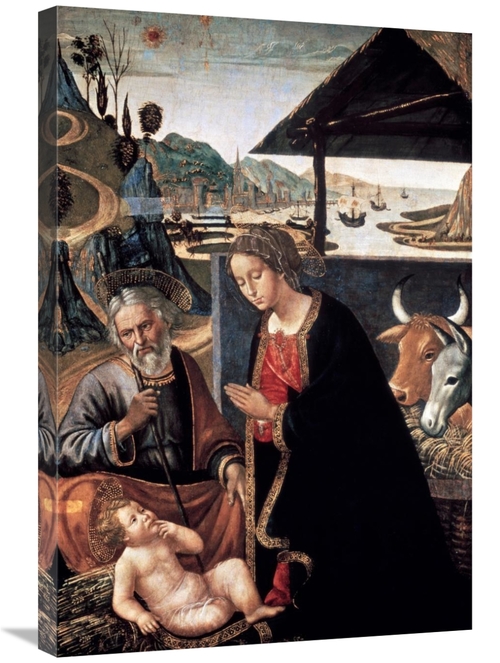 Global Gallery GCS-282378-30-142 30 in. Adoration of the Infant Jesus 