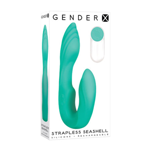 Gender X Strapless Seashell Rechargeable Remote-Controlled Vibrating