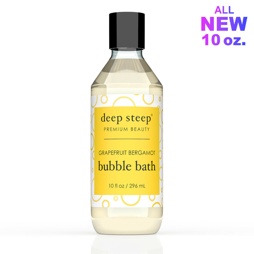 10oz Bubble Bath- Grapefruit Bergamot- Deep Steep