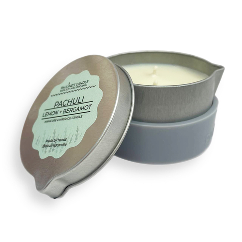 Candle after manicure Silver Moon 100 ml. Patchouli, lemon, bergamot.
