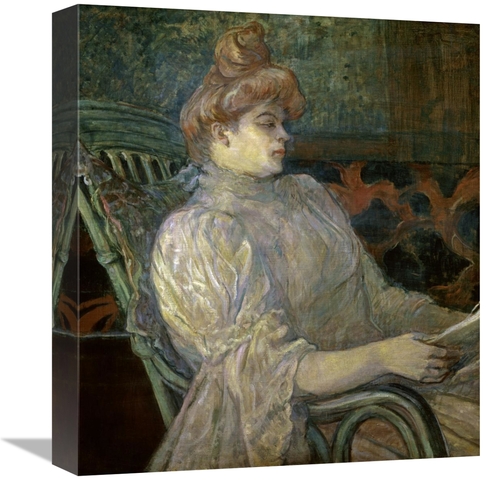 Global Gallery GCS-278197-16-142 16 in. Woman Reading - Femme Lisant A