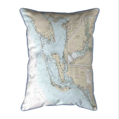 Betsy Drake SN11426EL Estero Bay to Lemon Bay, FL Nautical Map Sma