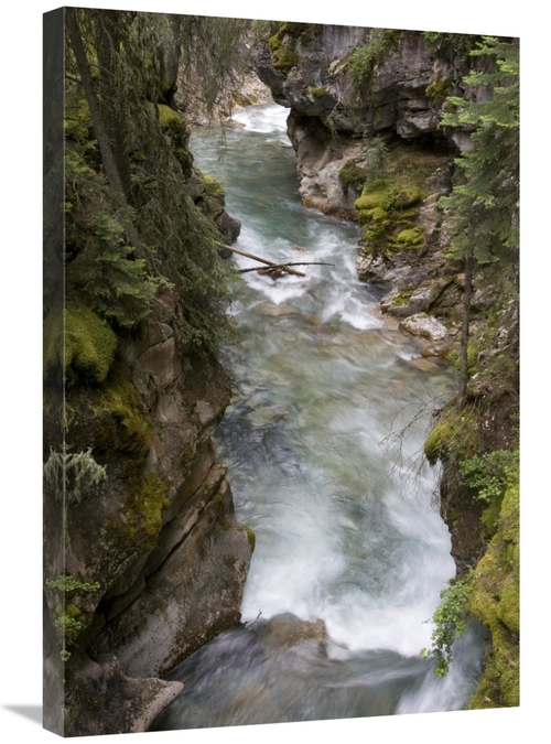 20 x 30 in. Yoho River Flowing Through Chasm, Yoho National Park&#