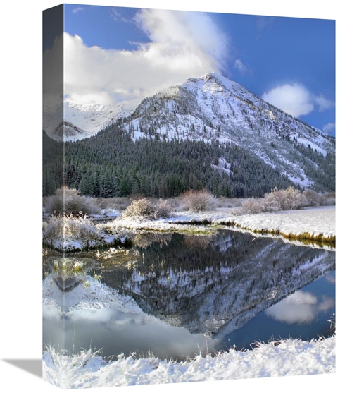 Global Gallery GCS-452238-1216-142 12 x 16 in. Phi Kappa Mountain Refl