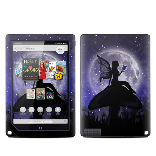 DecalGirl BNN9-MOONLITF Barnes & Noble Nook HD Plus Tablet Skin - Moon