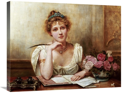 Global Gallery GCS-268191-30-142 30 in. The Letter Art Print - George 