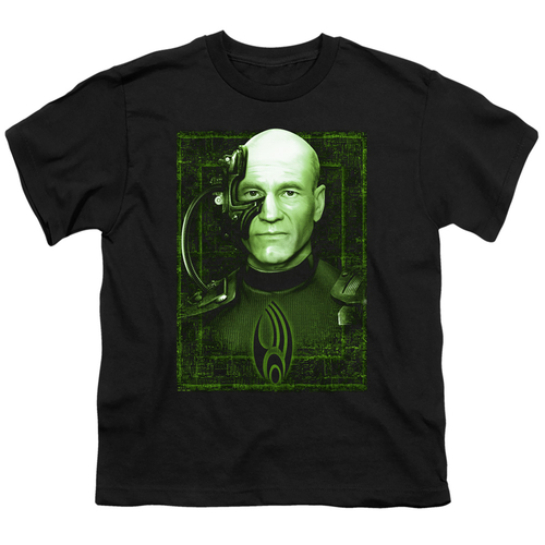 Trevco CBS1879-YT-4 Star Trek & Locutus of Borg Short Sleeve Cotton Yo