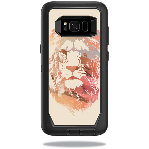 MightySkins OTDSGS8-desert lion Skin for Otterbox Defender Samsung Gal
