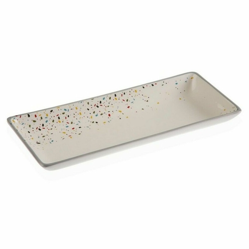 Serving Platter Versa Vivid Terrazzo Ceramic Dolomite (12 x 3,2 x 28