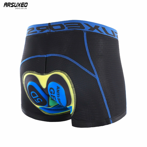 Men Cycling Shorts 5d Gel Padded Underwear Mtb Mountain Bike