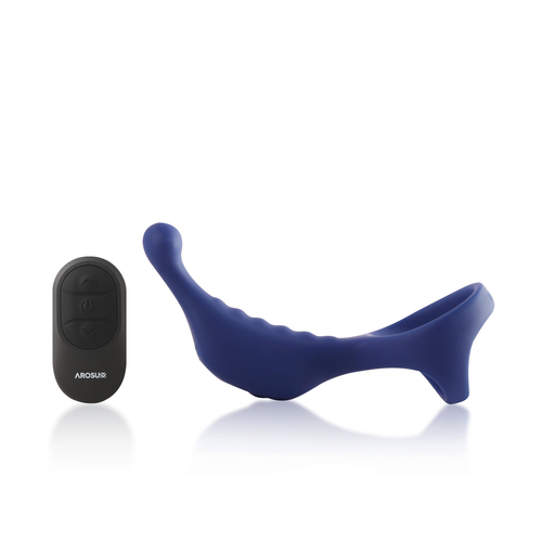 Underquaker Perineum Massager with adjustable three-way cock ring