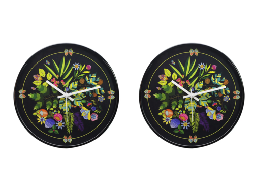 Vibrant Bliss Blue Wall Clock PACK OF 2