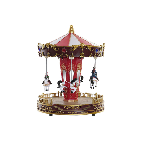 Carousel with Horses DKD Home Decor LED Light Multicolour
