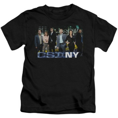 Trevco Csi Ny-Cast - Short Sleeve Juvenile 18-1 Tee - Black- Large 7